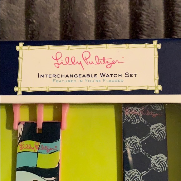 NWOT Lily Pulitzer Interchangeable Watch Set - Picture 2 of 12